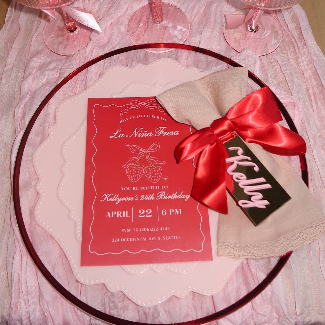 La Niña Fresa Birthday Bundle