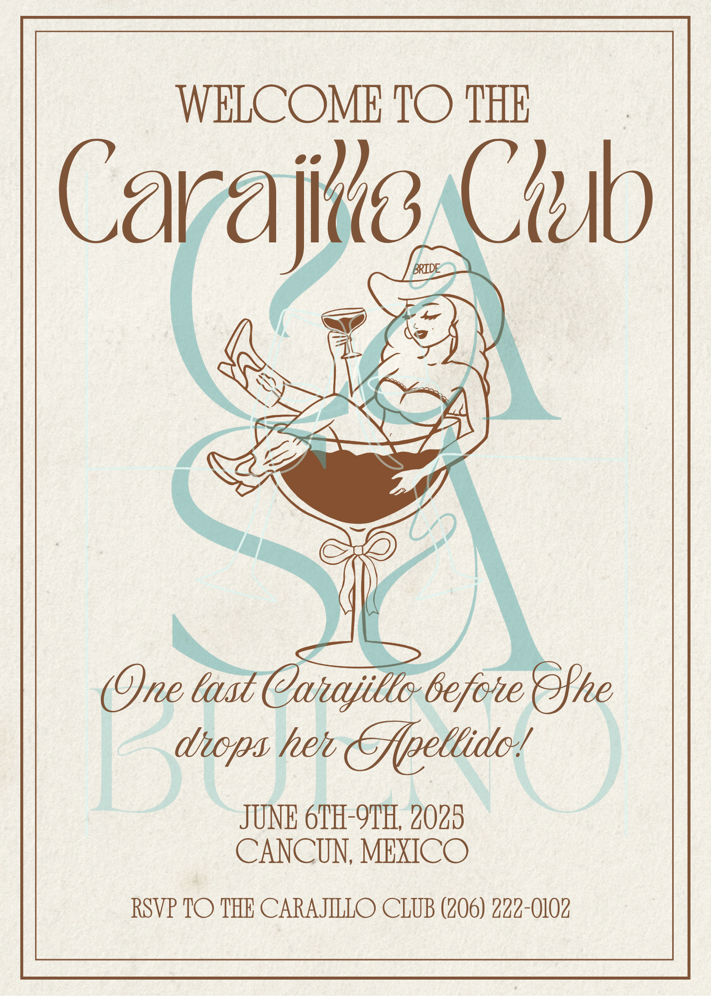 Carajillo Club Bachelorette Bundle