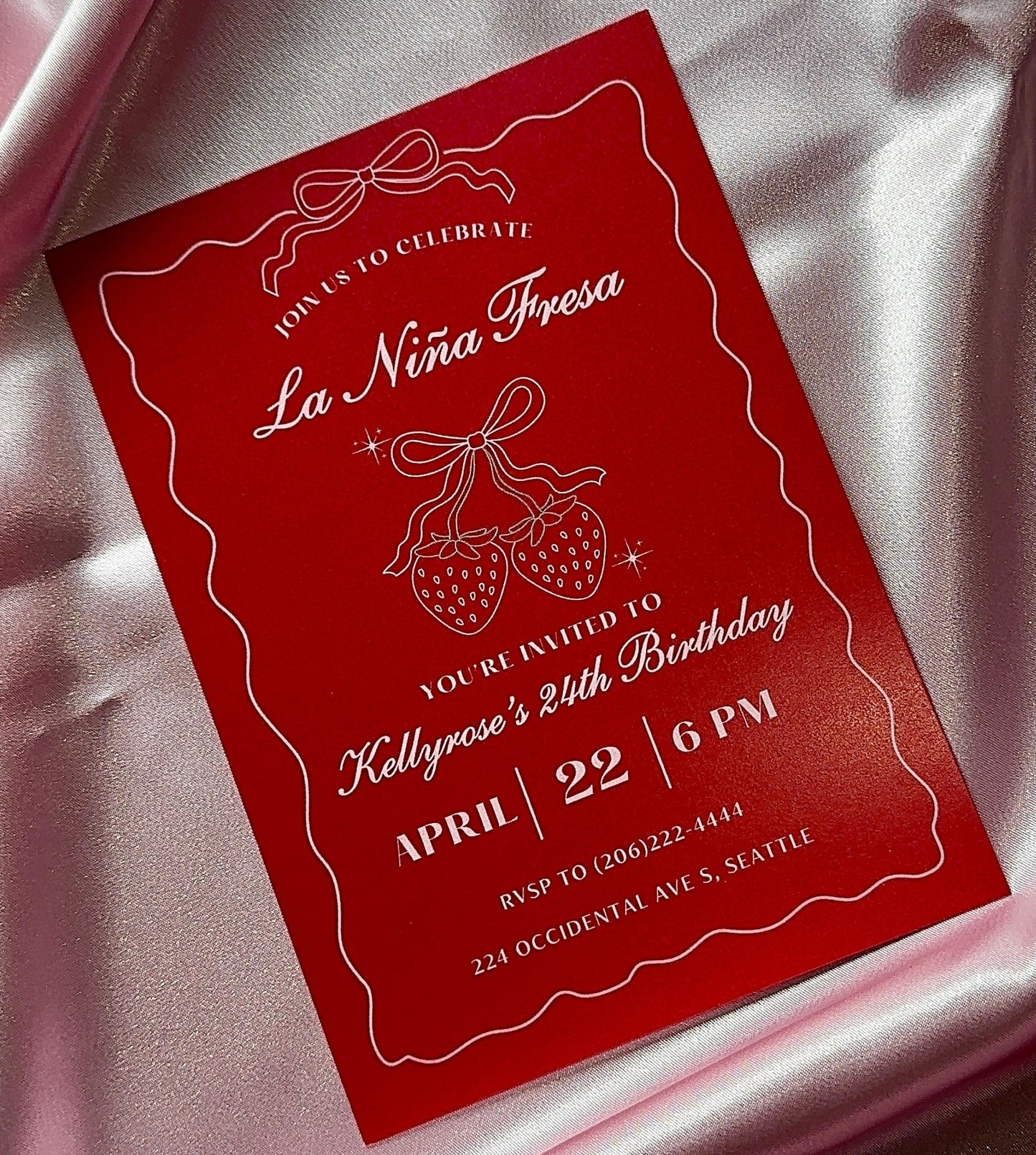 La Niña Fresa Birthday Bundle