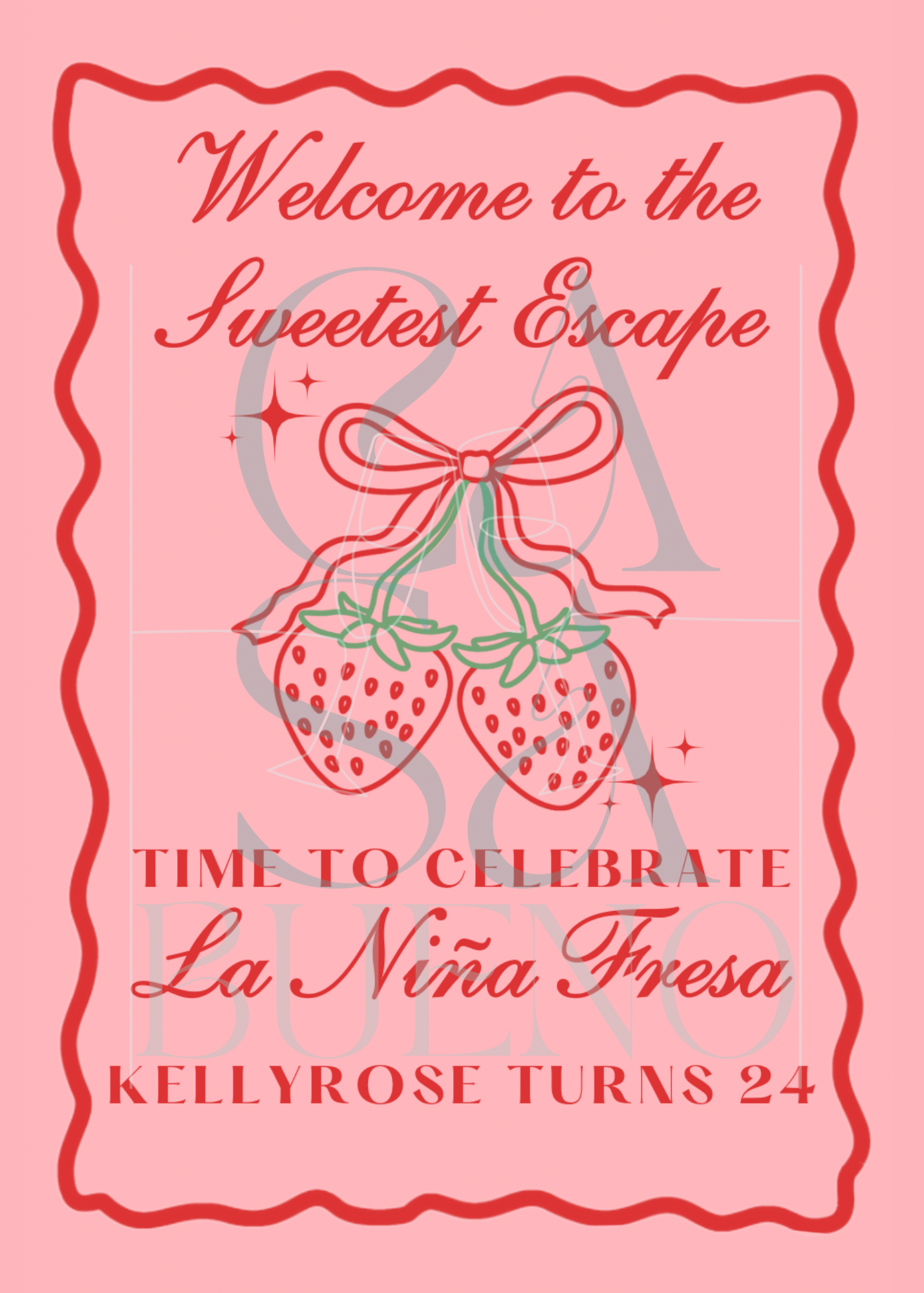 La Niña Fresa Birthday Bundle