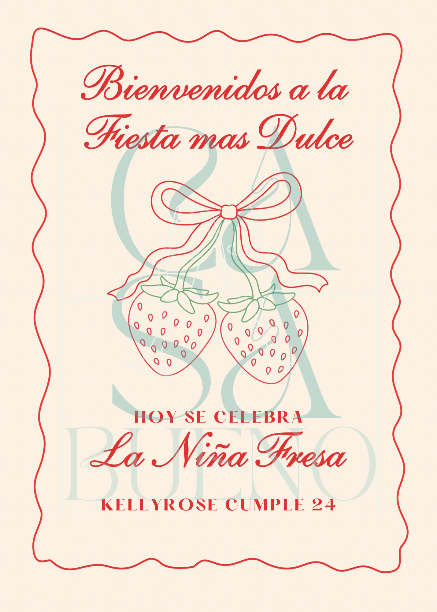 La Niña Fresa Birthday Bundle